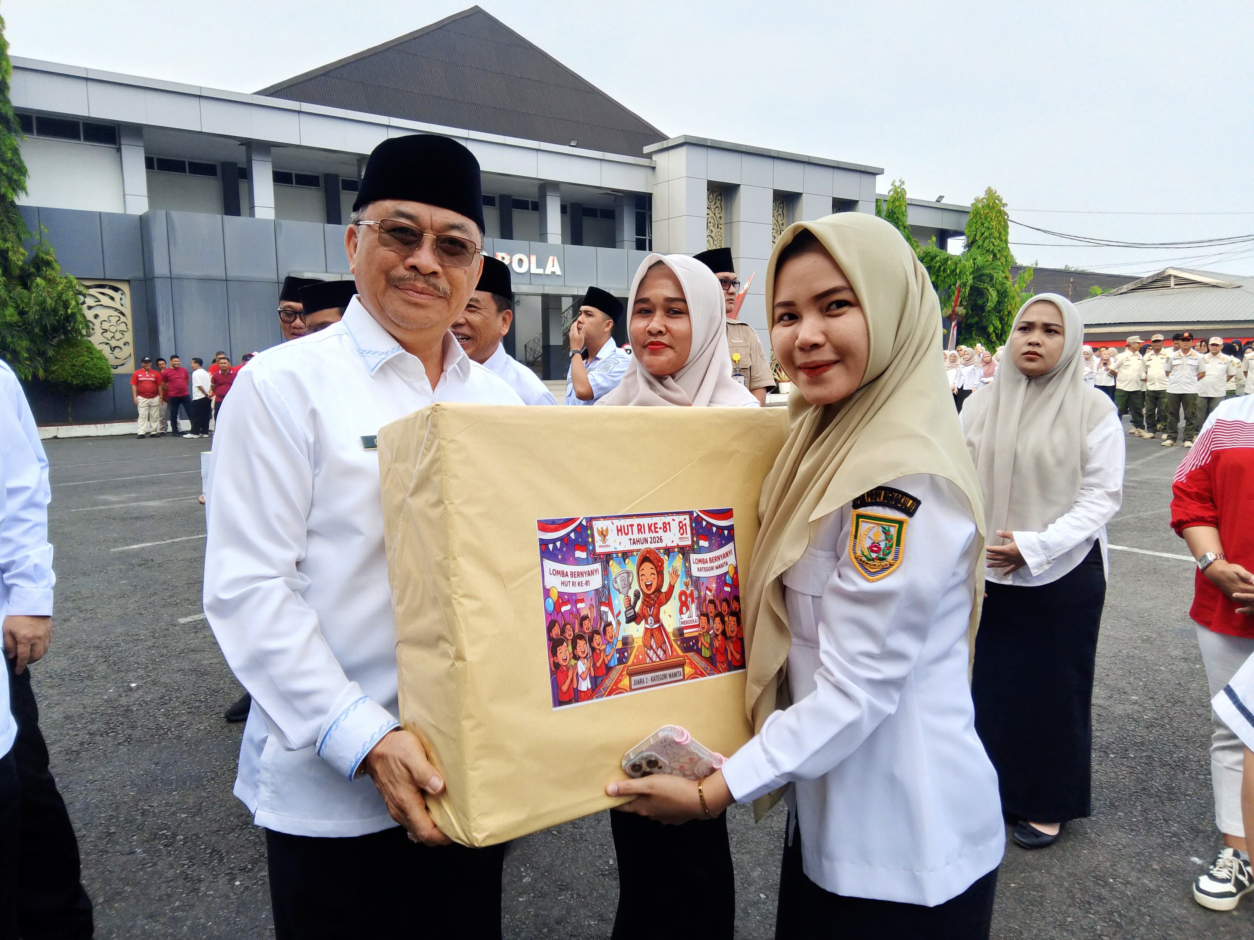 Sekda Herwan Antoni Tutup Semarak HUT RI ke-81 di Lingkungan Pemprov Bengkulu