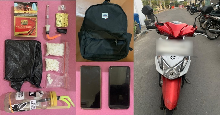 Tiga Terduga Pengedar Ditangkap, Satresnarkoba Polres Nganjuk Sita Sabu dan Pil Dobel L