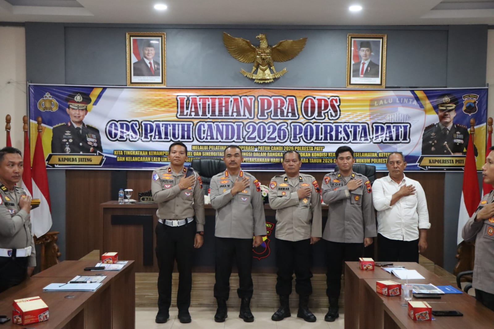 Polresta Pati Matangkan Ops Patuh Candi 2026,Pelanggaran Kasat Mata Jadi Perhatian Utama