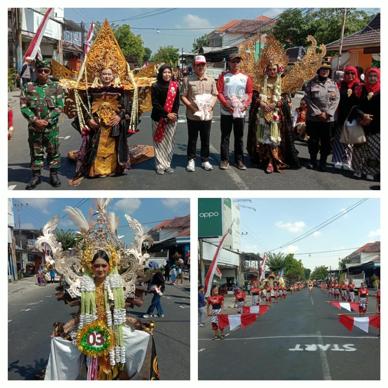 Pawai Budaya Memperingati HUT RI ke-81, SMPN 2 Kertosono Ikut Serta Memeriahkan