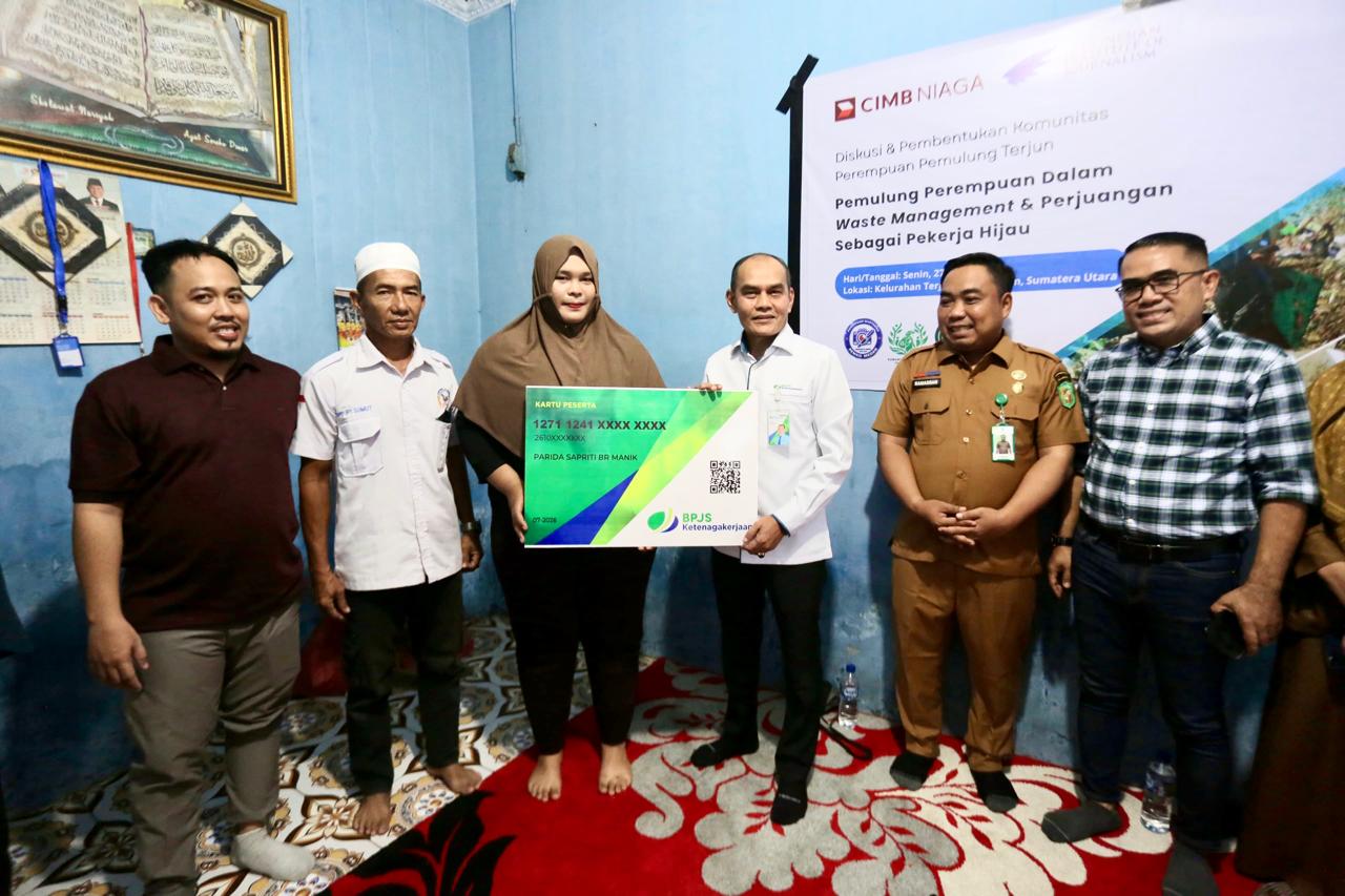 PWPM Dorong BPJS Ketenagakerjaan untuk 16.000 Pemulung di Medan