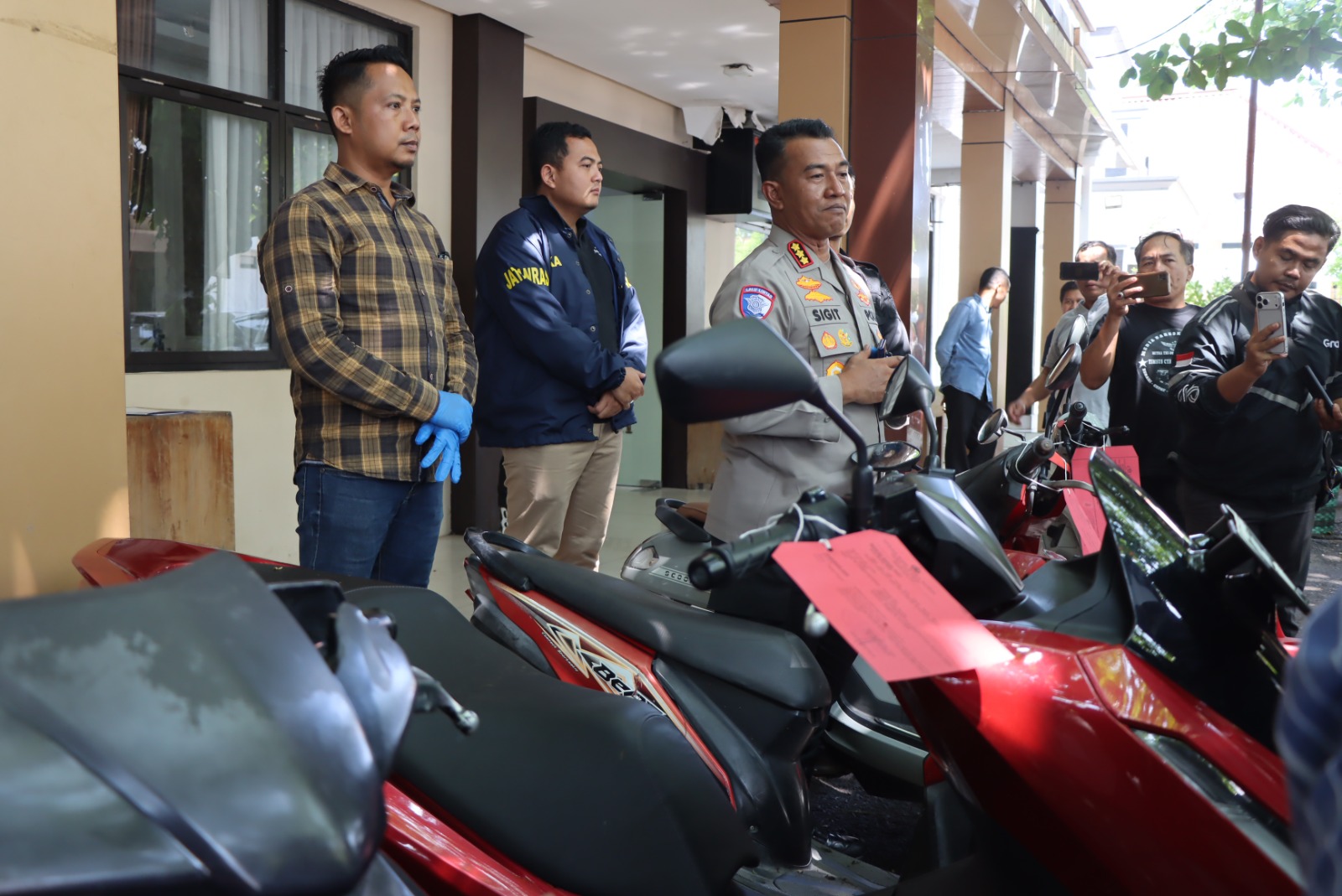 Polresta Pati Ungkap Pencurian Motor di Parkiran RSUD Soewondo,Tiga Orang Diduga Terlibat Diamankan